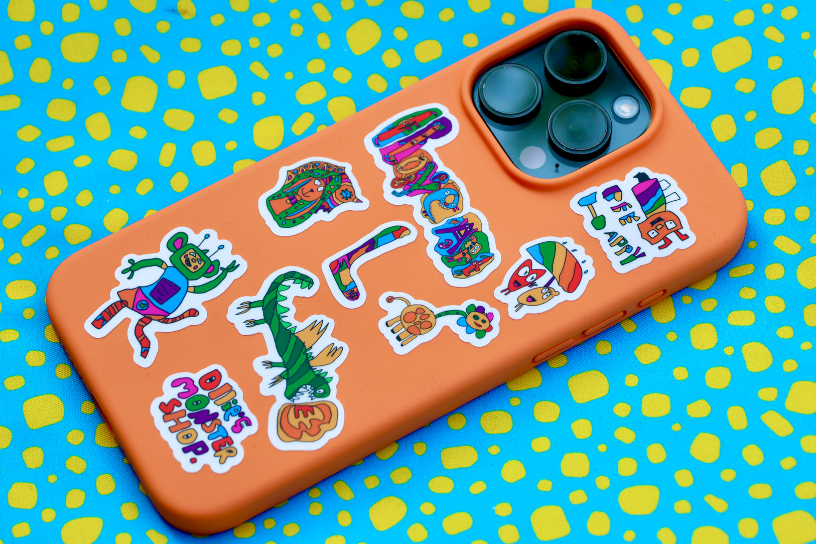 Ollies monster Sticker sheet