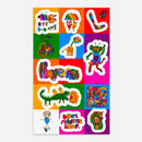 Ollies monster Sticker sheet